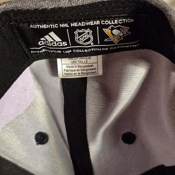 Adidas Pittsburgh Penguins Snapback Hat - New - Picture 8 of 8